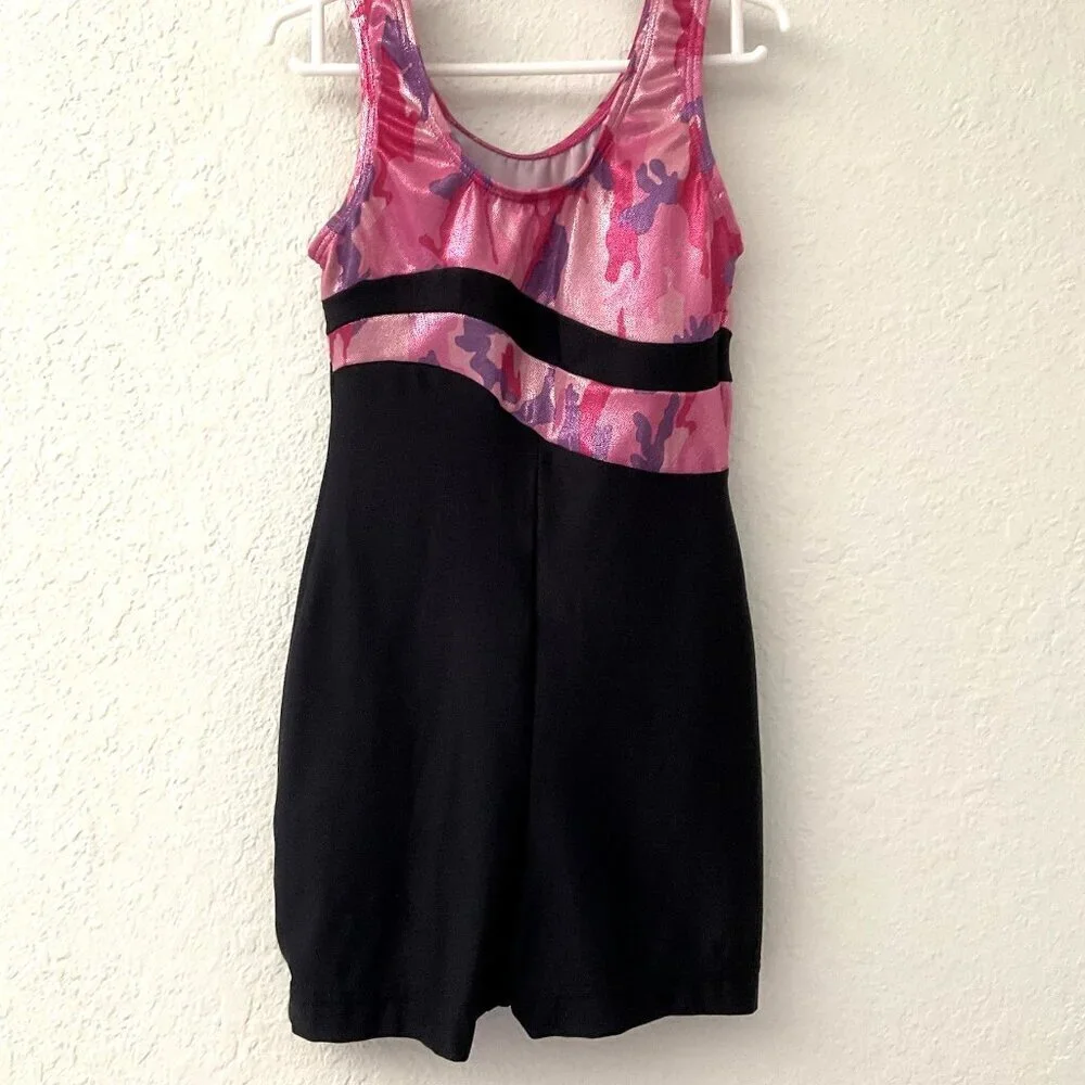 Dance Gymnastics Ballet Shorts Tank Leotard Elite Sportswear